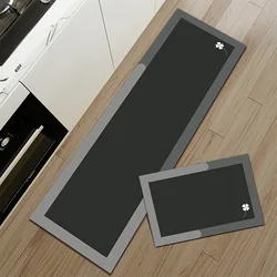 VIKAMA 1 PC Kitchen floor mat, no wash, erasable, absorbent, oil proof,anti slip foot mat, new diatomaceous earth soft floor mat