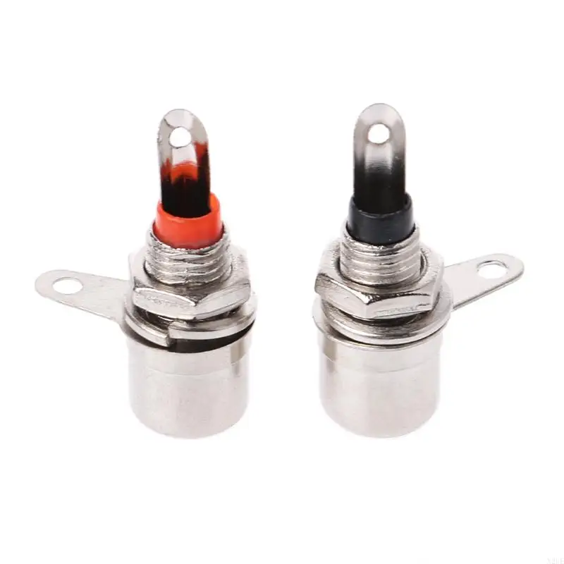 N2UE Phono Chassis Panel Female Socket Connector RCAAudio Female Socket Plug Adapter