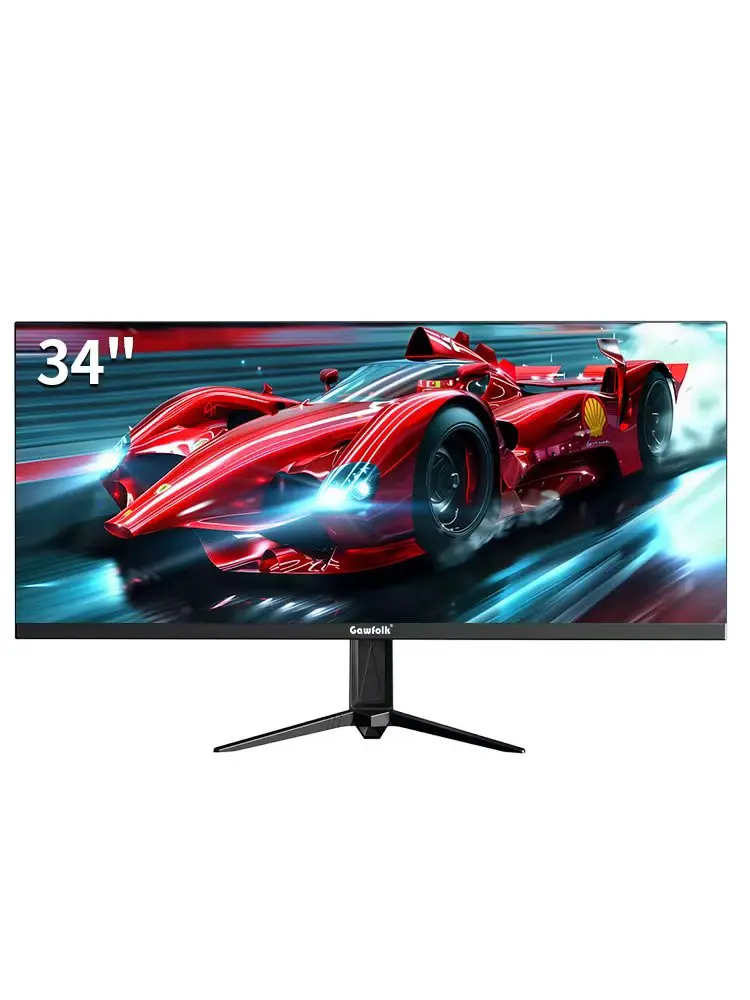 Gawfolk GF340B 34 Zoll 4K 165Hz IPS Monitor für PC-Gaming & Büro Schwarz Nicht Höhenverstellbar