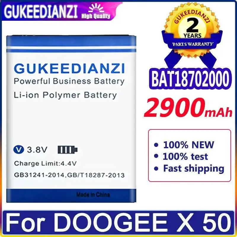 

Mobile Phone Battery Durable BAT18702000 For Doogee X 50 X50 2900Mah