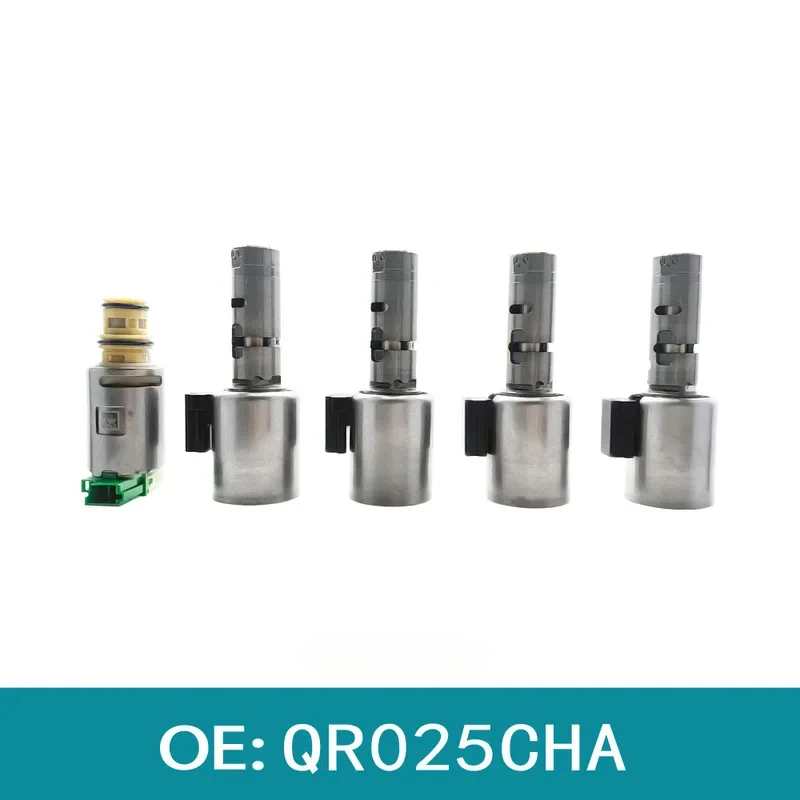 5-Piece QR025CHA Fit For Chery/Omda 1.5T 2022 /Tiggo 5X 1.5T/Arrizo 8 Solenoid Valve Auto Parts