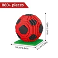 soccer ball red
