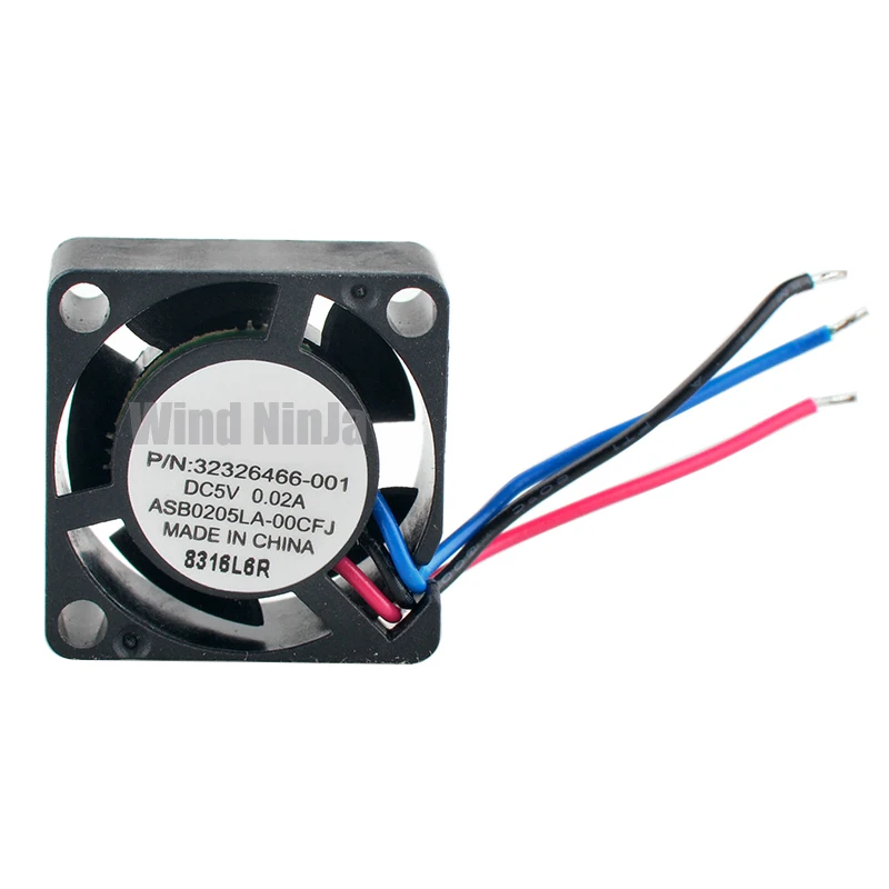 (5Pcs) 20mm Quiet Cooling Fan ASB0205LA-00CFJ 32326466-001 20x20x10mm DC5V 0.02A 6000RPM 3Wire for Micro Devices