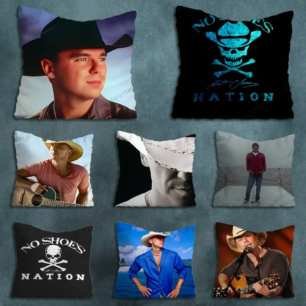Kenny Chesney Silver Sands Marina Various Sizes Square Pillow Case For Car Home Bedchamber Decor Birthday Gift