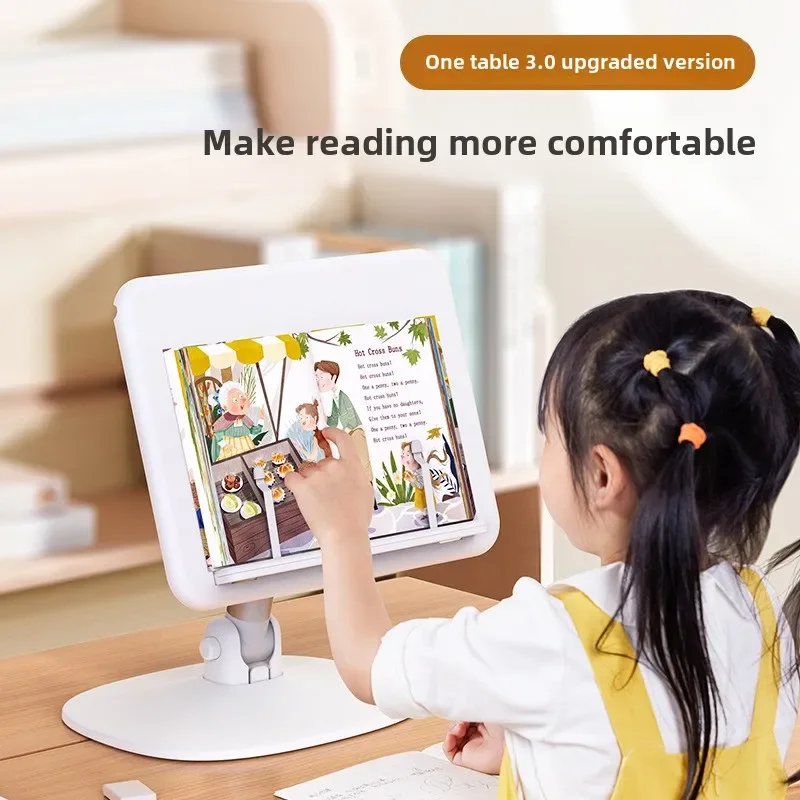 Reading stand Children's reading bookshelf Book holder Floor to the desktop Looking at the bookshelf Can write picture books