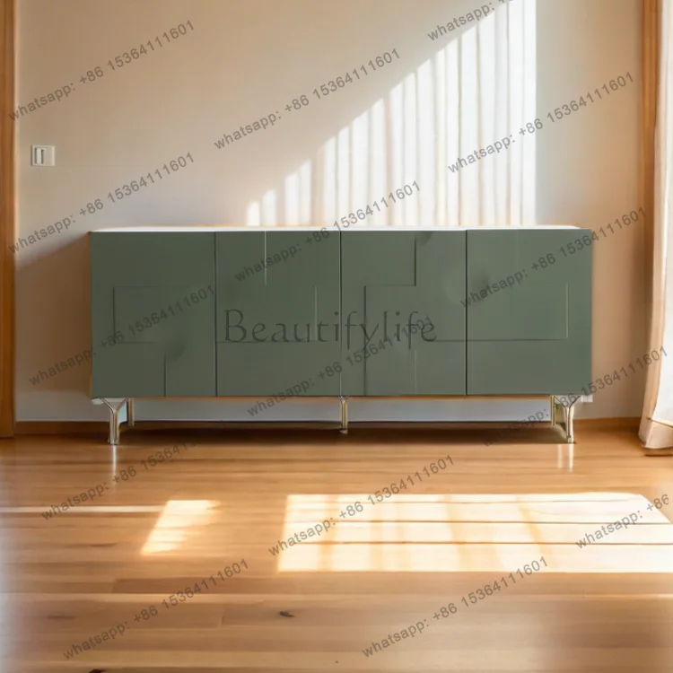 

Italian light luxury TV cabinet simple modern Italian entrance foyer cabinet decorative locker