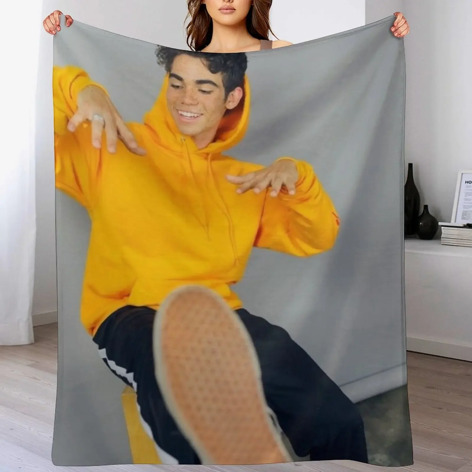 Cameron Boyce Throw Blanket Lightweight Warm Blanket for Indoor Outdoor Use