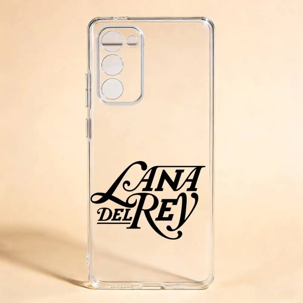 L-Lana Del Ray Fashion For Samsung Galaxy S24 S25 S23 S22 S21 Transparent Cover Phone Case