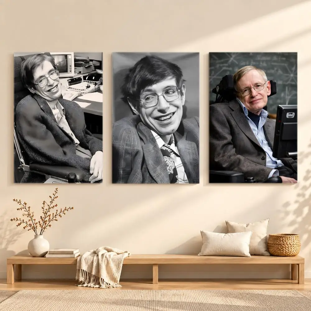 Scientist Physics S-Stephen Hawking Poster Series Print Unframed Aesthetic Wall Decor Gift Living Room Bedroom