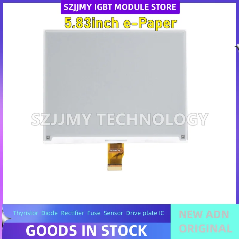 Black and white electronic ink screen with 648×480 resolution, e-paper, 5.83 inch e-Paper