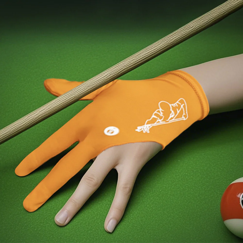 ถุงมือสนุกเกอร์บิลเลียดคุณภาพสูง 1 ชิ้น สำหรับมือซ้าย แบบเปิดสามนิ้ว อุปกรณ์เสริมสำหรับฟิตเนส สำหรับผู้ชายและผู้หญิง