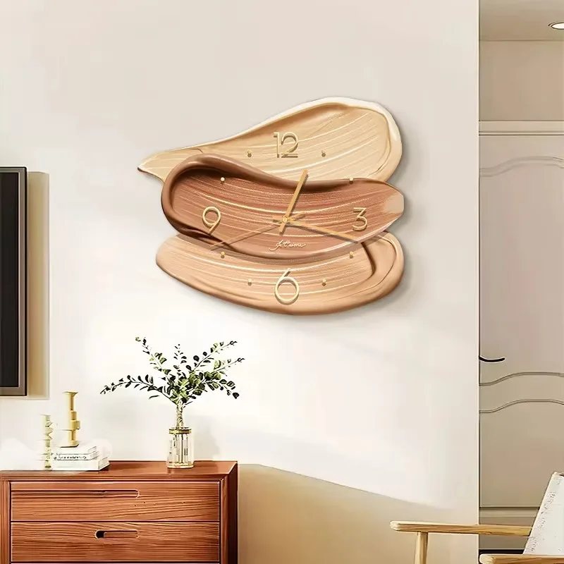 Vintage Interior Wall Clock Korean Digital Aesthetic Design Minimalist Simple Bedrooms Clock Wall Silent Horloge Room Decoration