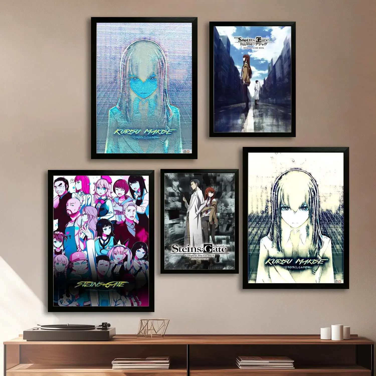 Steins Gate Anime Canvas Art Poster and Wall Art, Picture Print, Modern Family Bedroom Decor,Decorative painting