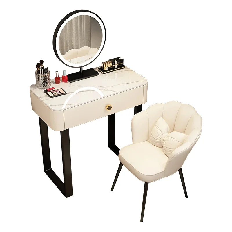 Nordic Drawer Vanity Table Girls Luxury European Makeup Vanity Table Multifunctional Room Comoda Pra Quarto Decoration