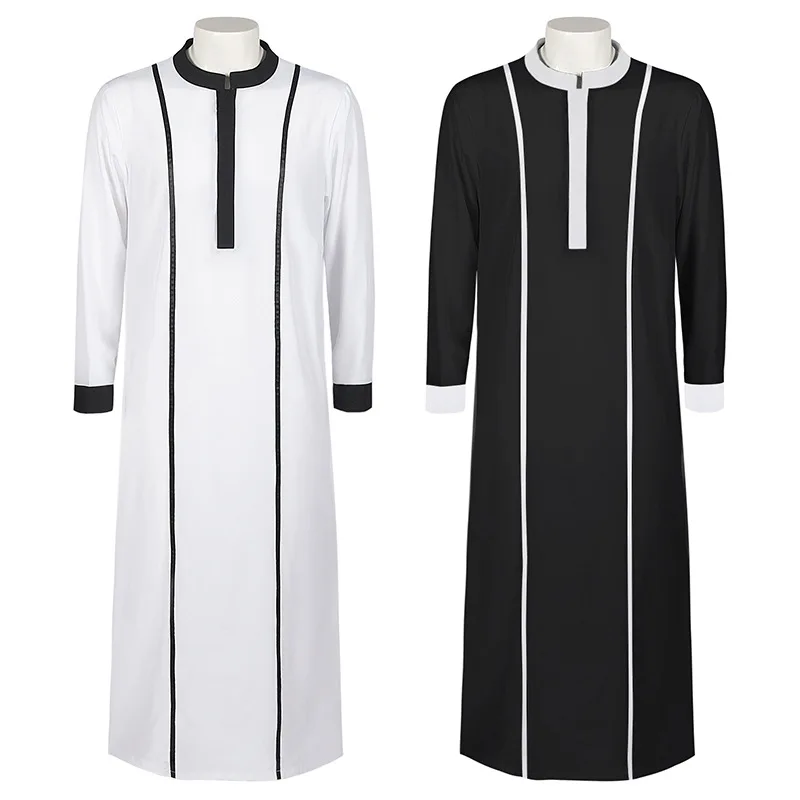 3XL Halloween White Black For Men Women Middle East Arab Christian Catholic Priests Clergy Robes Priest Saints Halloween Robe