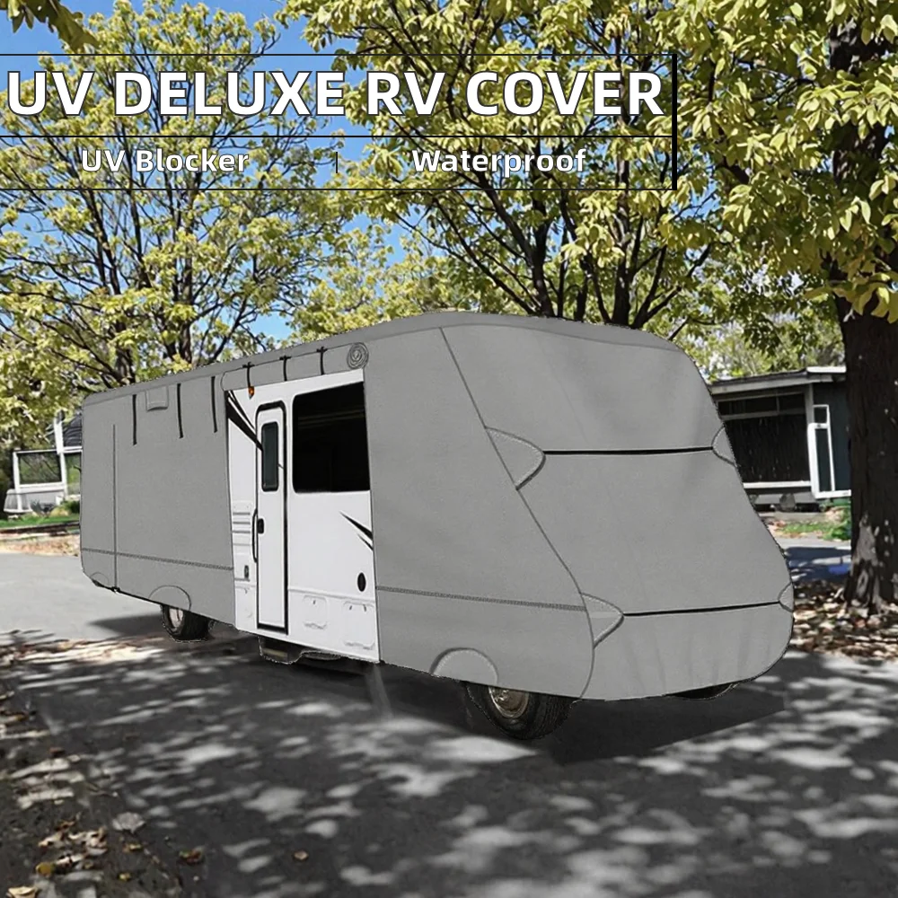 2026 RV Roof Protective Cover Black Foldable Sunscreen RV RV Cover Resistant Roof Waterproof Supplies