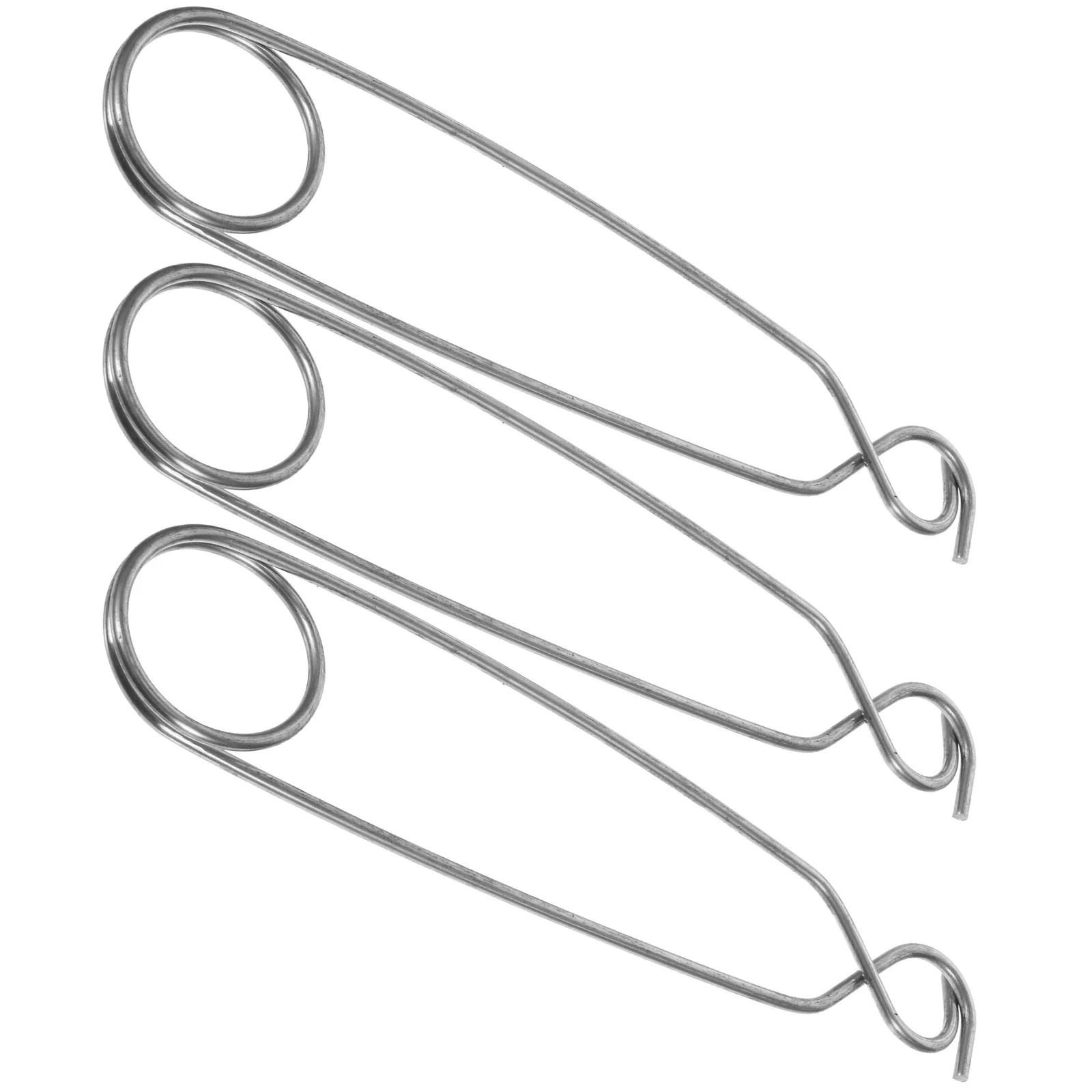 

3Pcs Stainless Steel Fish Jaw Gripper for Fishing Outdoor Camping Cooker Pot Water Bottle Hanging Hook