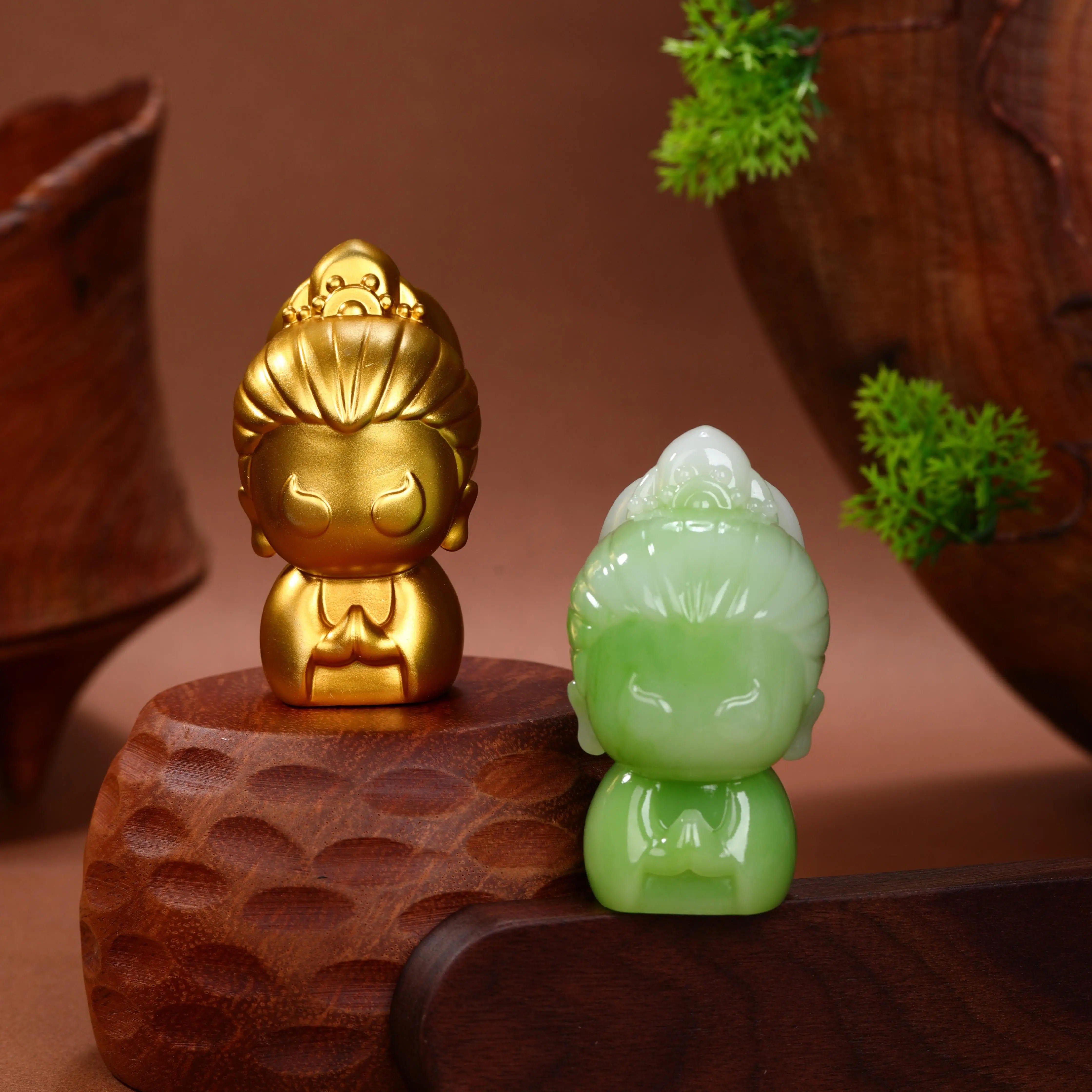 Nieuw modeontwerp Chinese kunstwerken Geschenken Desktopornamenten Mini Bodhisattva Decoraties Blinde dozen Gemaakt in China Set verkoop