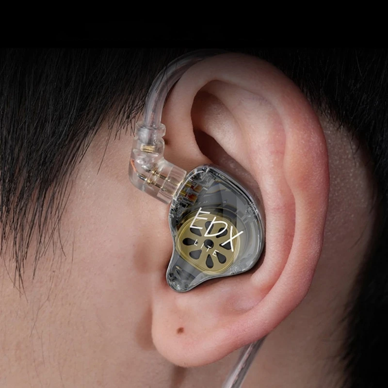 Auricular para baterista músico controlador dinámico súper lineal oído para auriculares EDX Lite con enchufe 3,5mm