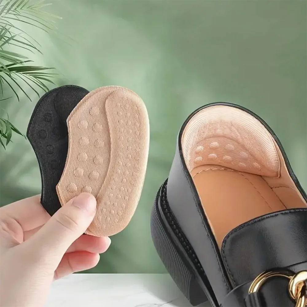 2/4pcs Shoes Heel Pad Insoles Patch Heel Pads Adjustable Size Heel Pad Pain Relief Cushion Insert Insole Heel Protector Stickers