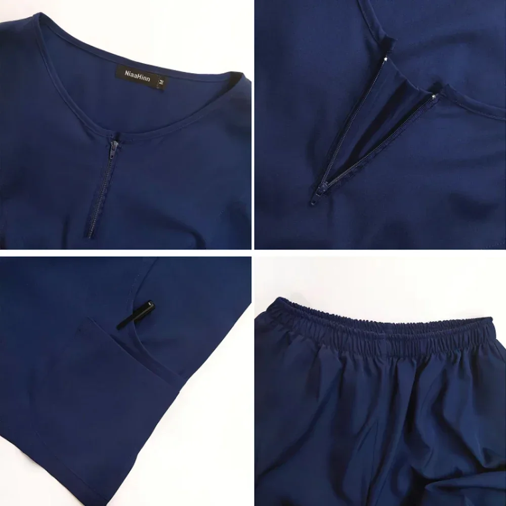 مجموعة زي فرك جراحي للنساء ، فرك طبي ، صالون الأظافر ، ملابس الممرضات ، منتجات العناية