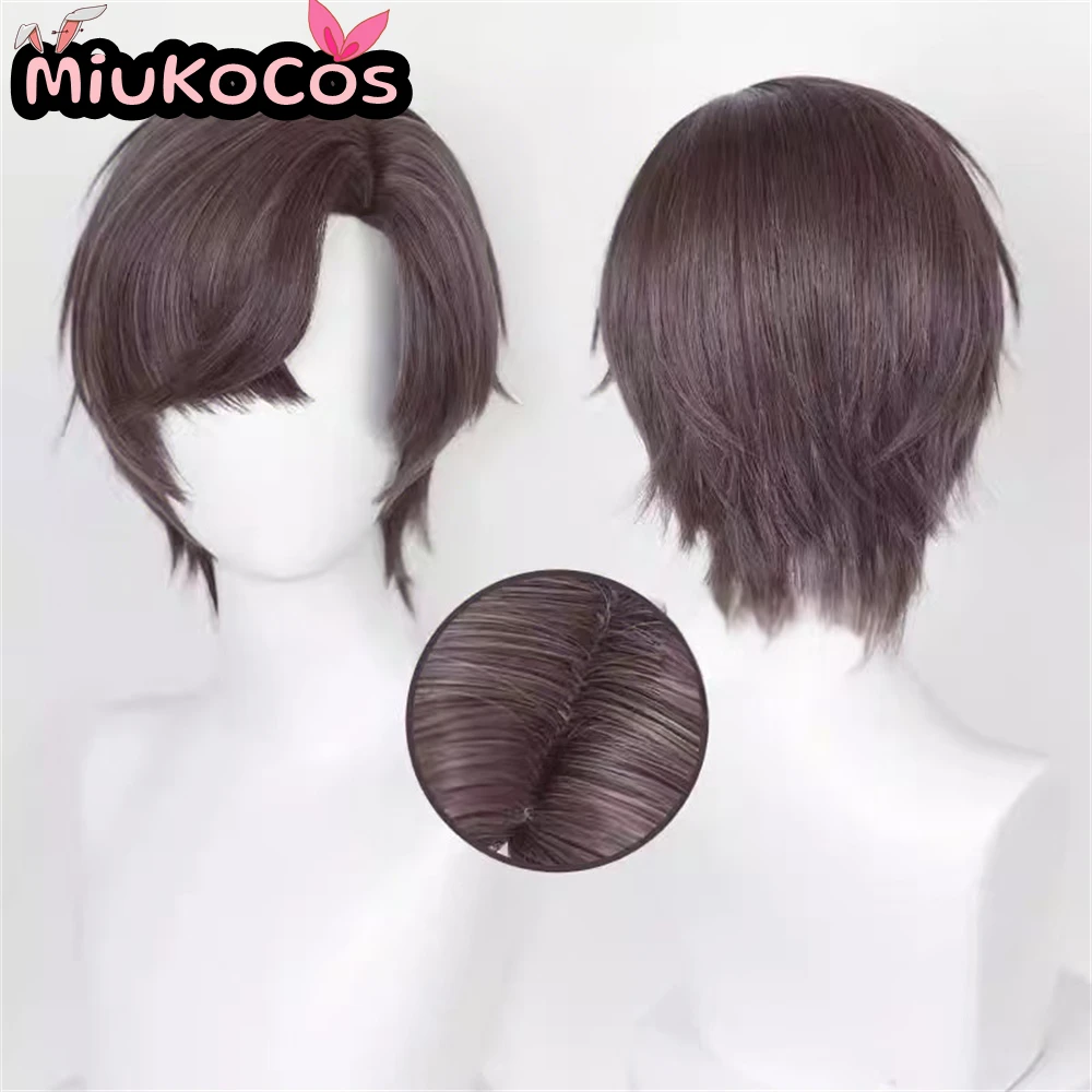 AUF LAGER Artem Flügel Cosplay Perücke MiukoCosplay Spiel Tränen von Themis Cosplay Braun Farbe Haar