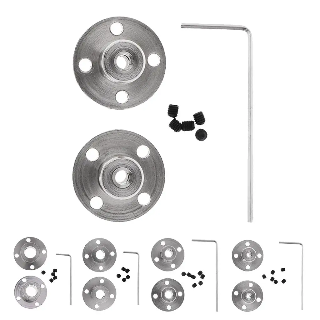 M3 Rigid Flange Coupling Metal Motor Shaft Coupler Connector for RC Car Truck Helicopter Boat Model Accessories Replacement