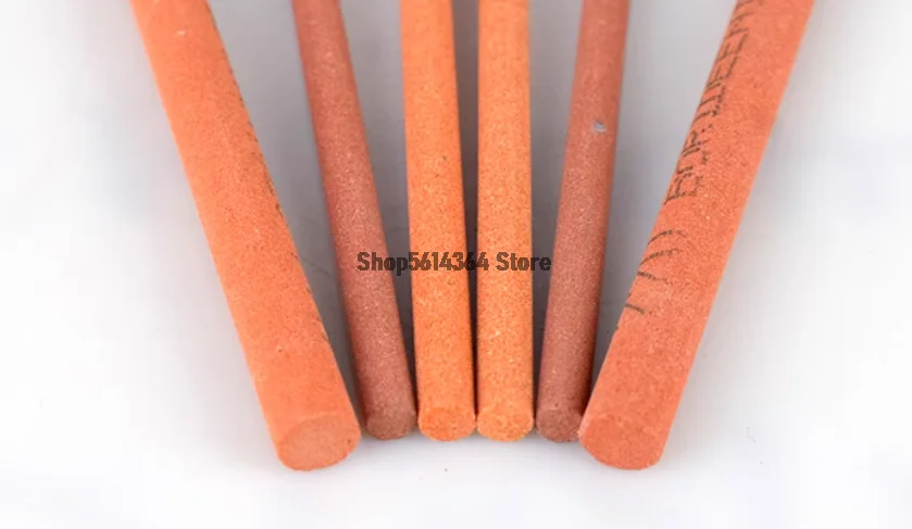 

600 Grit Abrasives Round Rod Sharpening Grinding Oil Stone Whetstone 5pcs 150 x 8mm