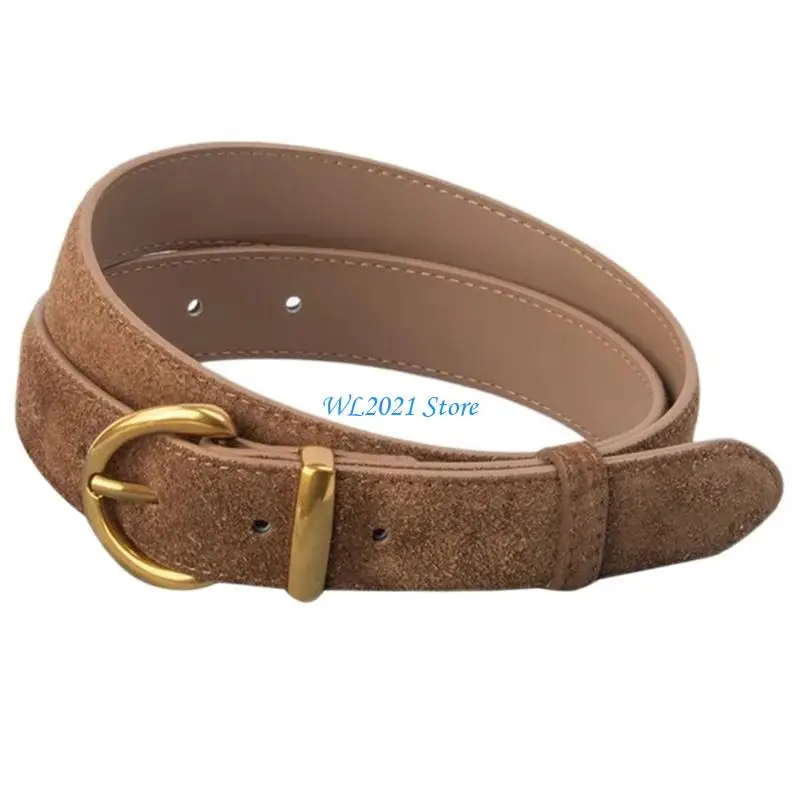 G5GC Casual Waist Belt Punk Chain for Cowboy Cowgirl Buckle Retro Vintage Buckle Waist Chain Waistband Trend Belt