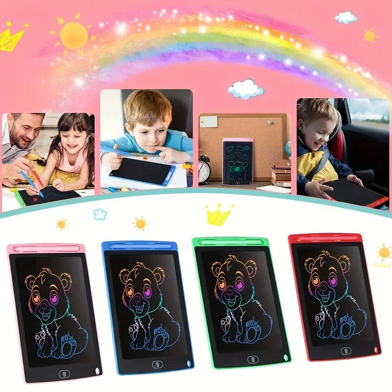 8.5 Inch LCD Writing Tablet for Kids,Reusable Magic Drawing Board with Stylus,Erasable Doodle Pad Toy Gift For 3-12Y Girls Boys