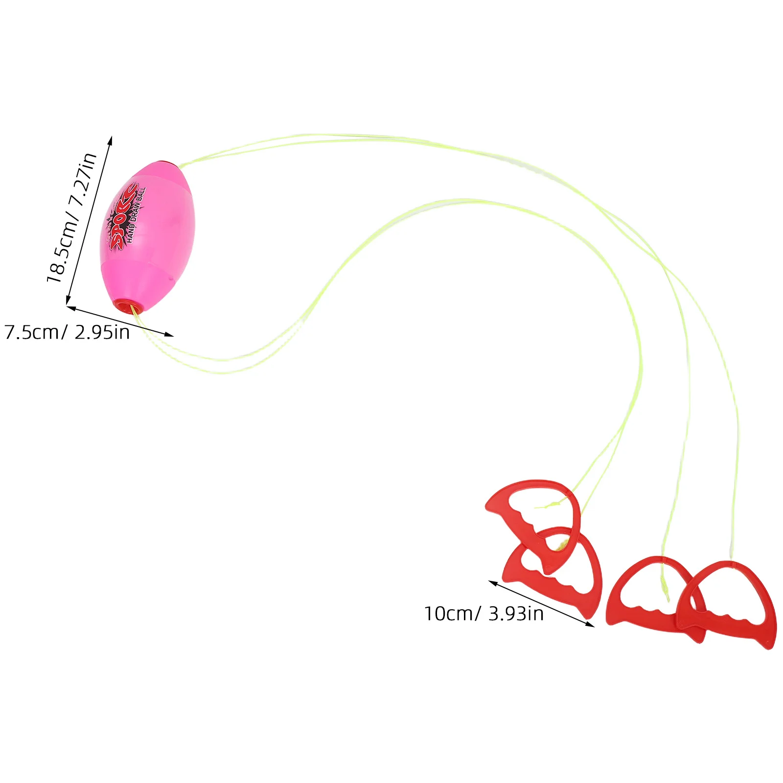 ลูกบอลจัมโบ้สำหรับเด็ก ดึงเล่นได้ สีสุ่ม ใช้ได้ทั้งในร่มและกลางแจ้ง ของเล่นเสริมสร้างความสัมพันธ์ในครอบครัวและเพื่อน  ของเล่นกิจกรรมกลางแจ้ง