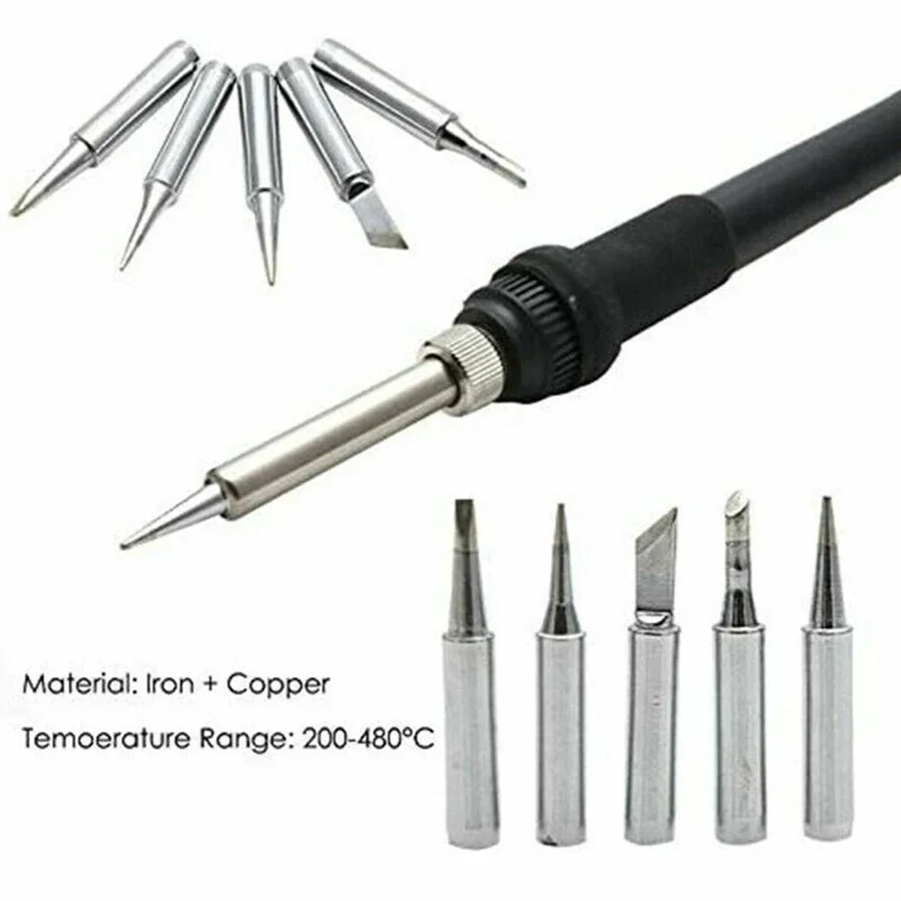 High Quality Practical Useful Soldering Iron Tip 900M-T 852D 878D Silver For Atten For Quick For Rework Station