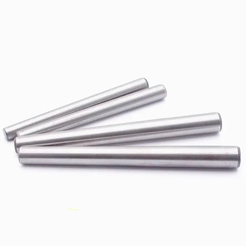 

KYljzkfI M5 GB117 45# steel round taper pins circle cone pin solid pin 1.50 tapers dowels positioning dowel