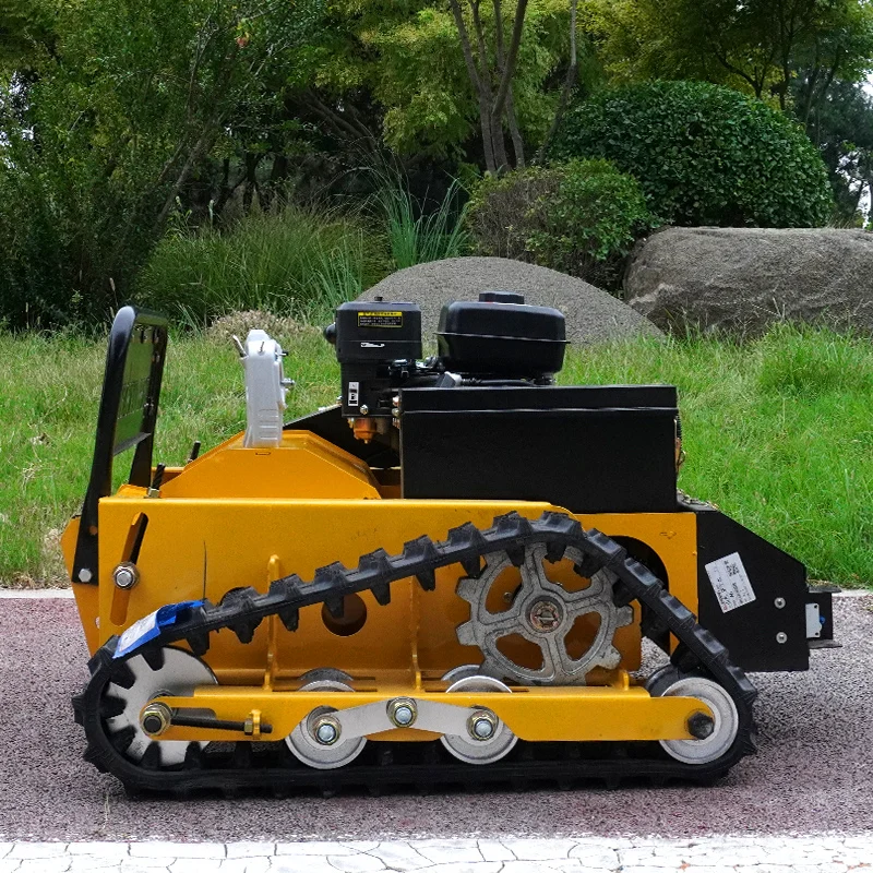 AIWEIYA AWY-550s Farm-Dreschmäher in Industriequalität, 9 PS, 225 cc/Diesel, 4-Takt, selbstfahrender Raupenmüchern, einstellbar