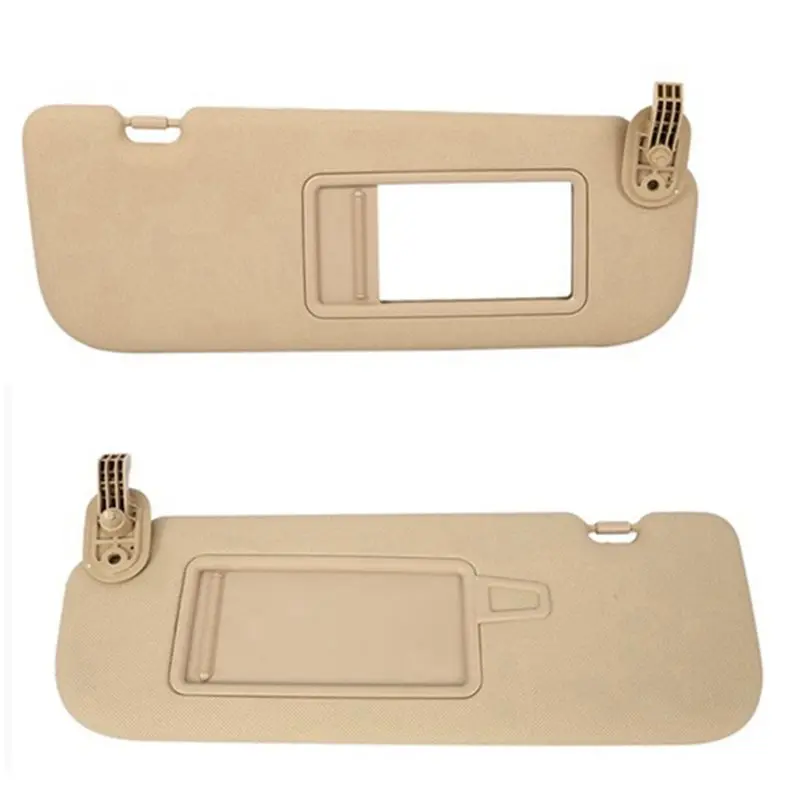 

Солнцезащитный козырек серо-бежевого цвета со встроенным зеркалом для макияжа для Elantra MD 2011-2015, номера деталей 852103X000TX, 852203X000TX