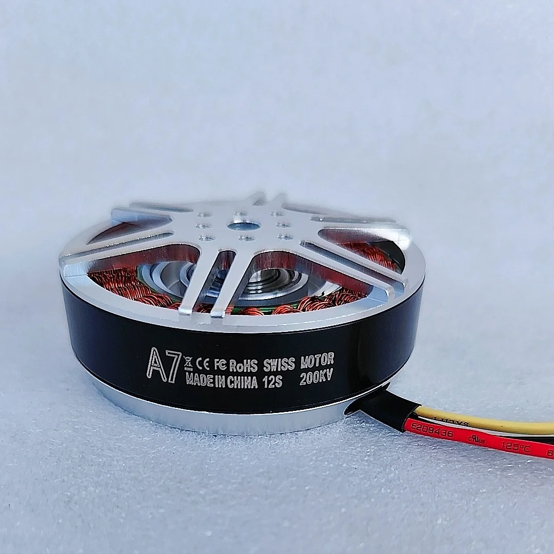 A7 Swiss Motor Brushless Outrunner Motor 200KV High Torque High Power Outer Rotor Brushless Motor Plant Protection Motor