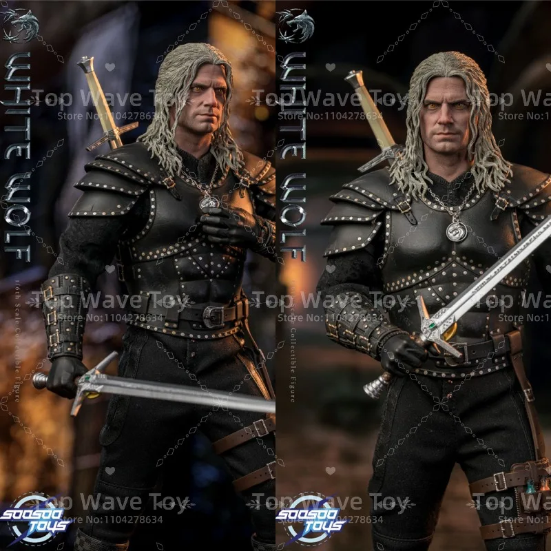 

2025 New Stock Soosootoys SST048 1/6 Scale Male Soldier Demon Hunter Wizard Geralt 12'' Full Set Action Figure Model Doll Toy