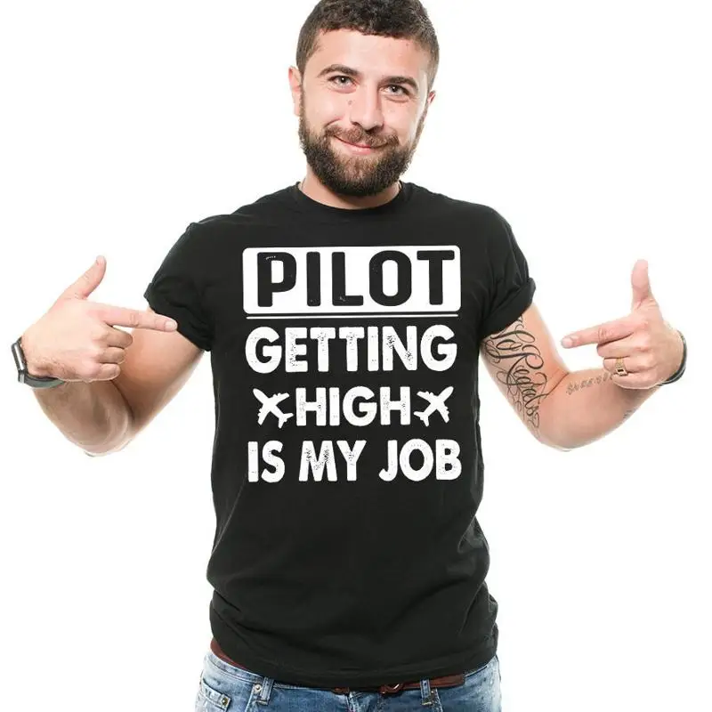Funny Pilot T Shirt… - image