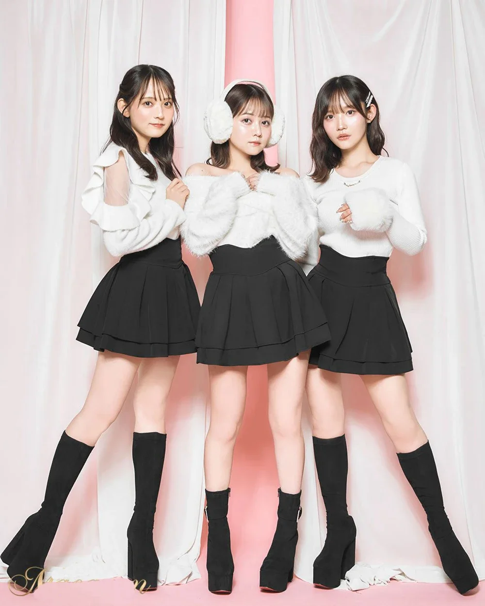 Japanese Style Mini Skirts for Women Mine Mass-Produced Sweet Black Skirt Culottes Autumn Summer Ruffled Pleated Short Skirt