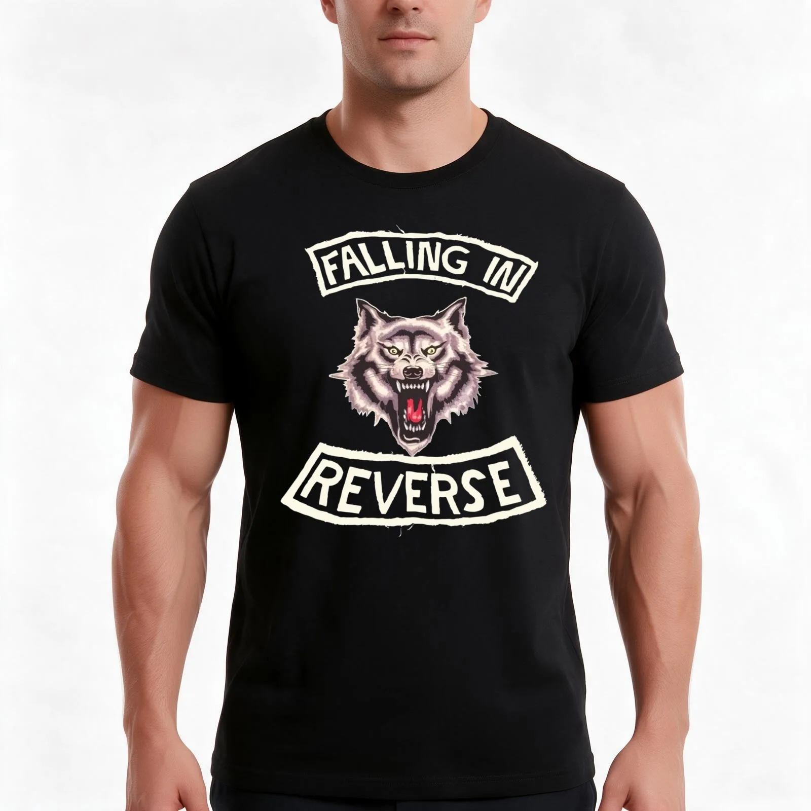 Reverse animal faling coming home rock love music T-Shirt, Summer Casual Cotton Tee, Oversized Streetwear Tops, Unisex Men Women