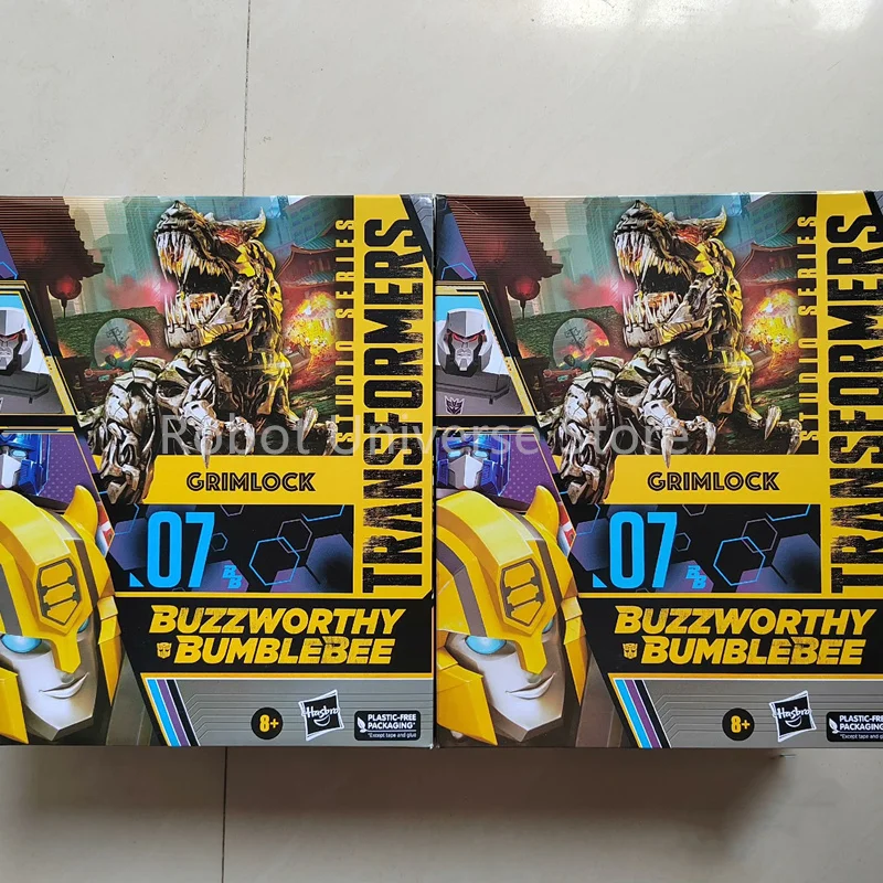 Transformers Buzzworthy Bumblebee Studio Series SS102 Optimus Prime SS07 Grimlock  Jungle Mission Action Figure Model Toy Gift