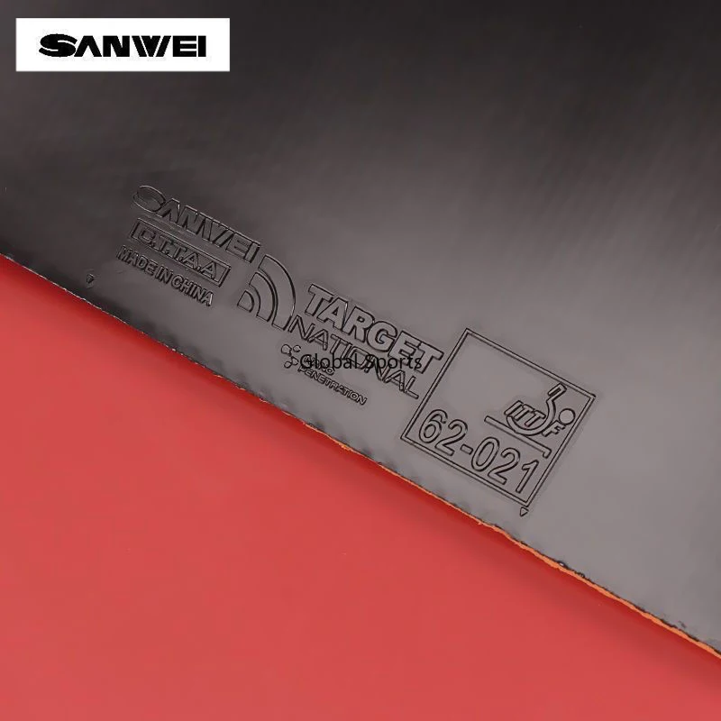 Original sanwei tênis de mesa borracha provincial target pro 3 (borracha pegajosa de nano penetração) target 3 esponja de ping pong