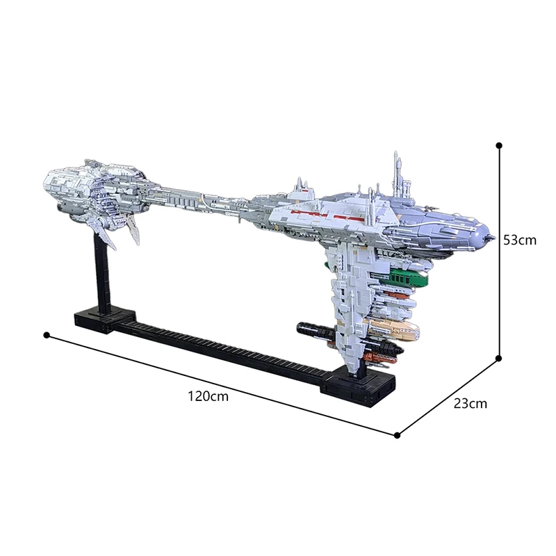 MOC Space Wars Classic Movie Spaceship Nebulon-B Frigate Bricks Assembly Model Spaceship Military Battleship Brick Toy Gift