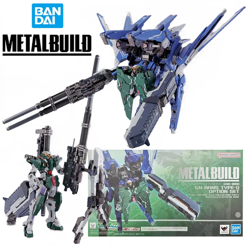 Bandai Namco Metal Build Gn Arms Type-D Option Set Gundam 00 Anime Original Action Figure Model Toy Birthday Gift Collection