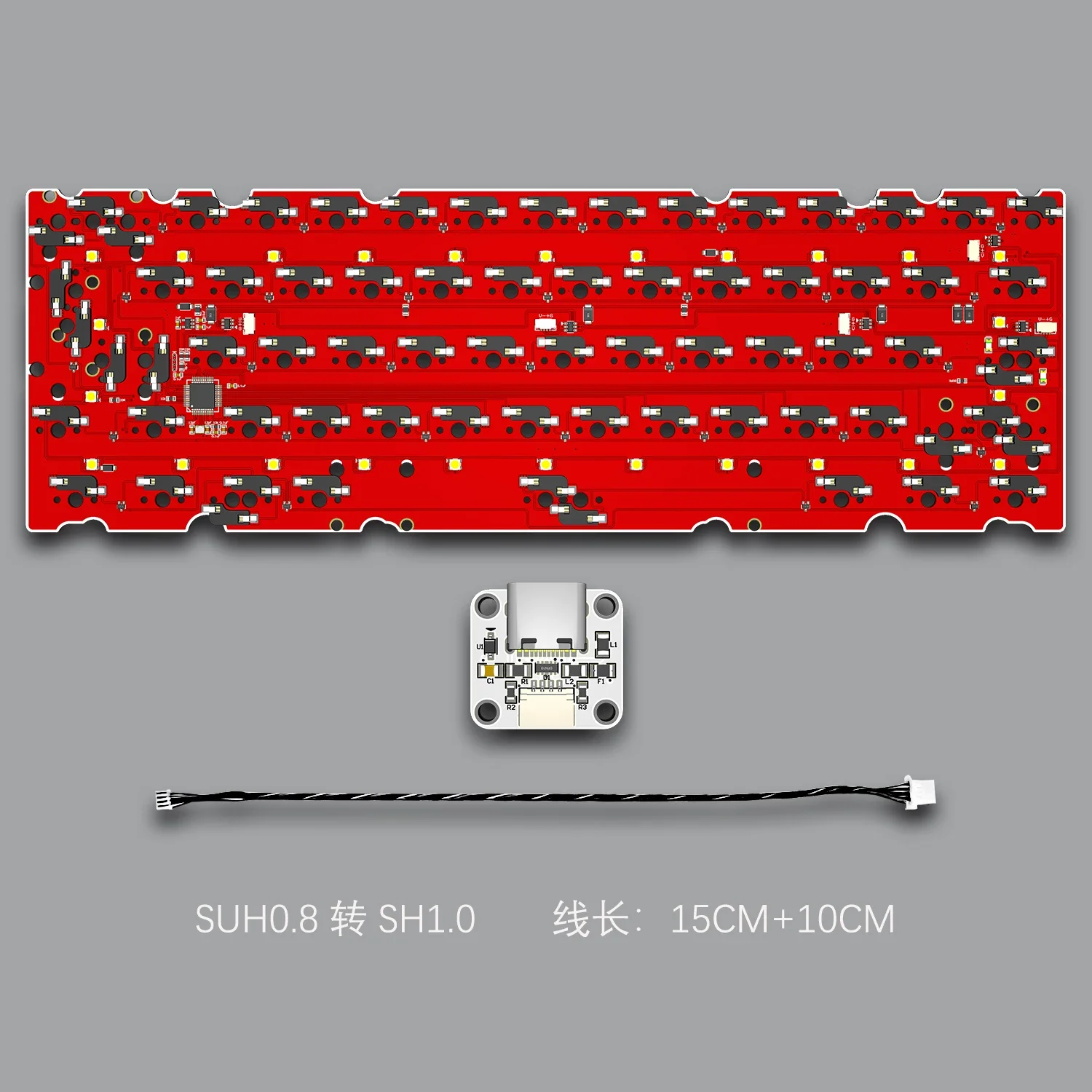 Wired Hiney H60 hotswap/solderable PCB VIA remap with AI03 or Fly daughter board mechanical keyboard