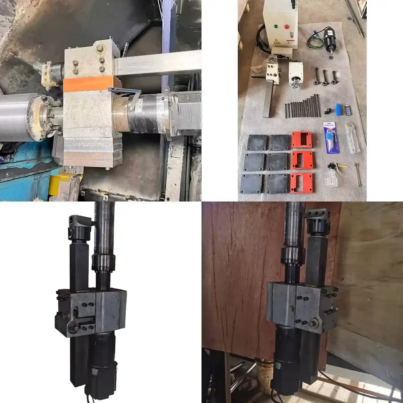 HCY XDZ300 Portable Vertical Automatic Turning Welding Machine for Journal Lathe Shaft Repair in Truck Field Service