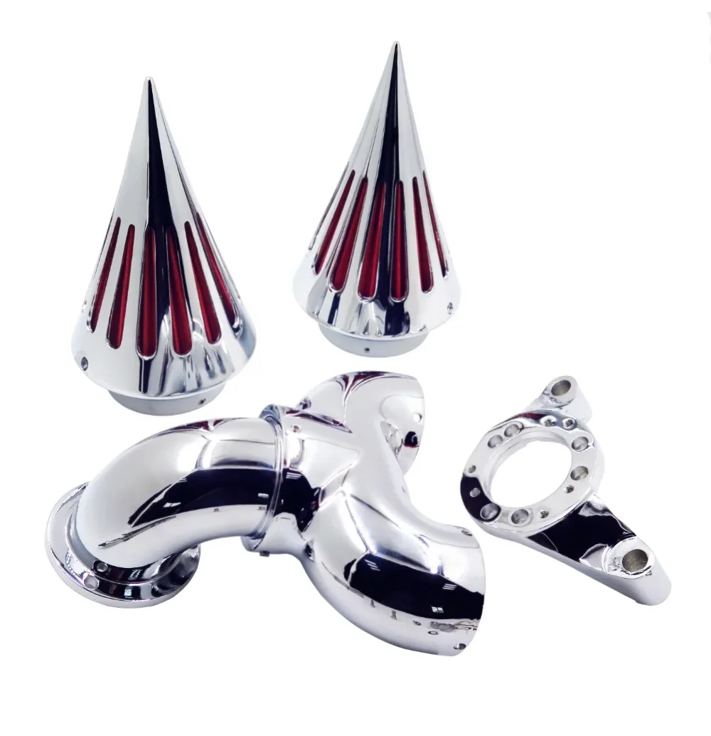 Chrome Double Spike Air Cleaner FOR Harley Davidson CV CARB V-TWIN EFT SPORTSTER Aftermarket Motorcycle Parts