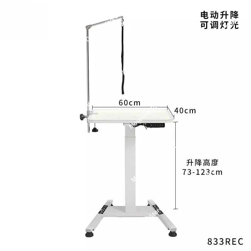 LED Luminous Table Pet Grooming Table with Adjustable Air Pressure and Rotating Cat Teddy Shearing Grooming Table