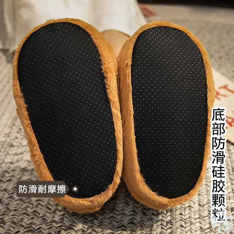 Kapibala Slippers For Winter Women Cotton Home Slippers Warmth Indoor Cartoon Cute Women For Autumn And Winter One Size 35-40