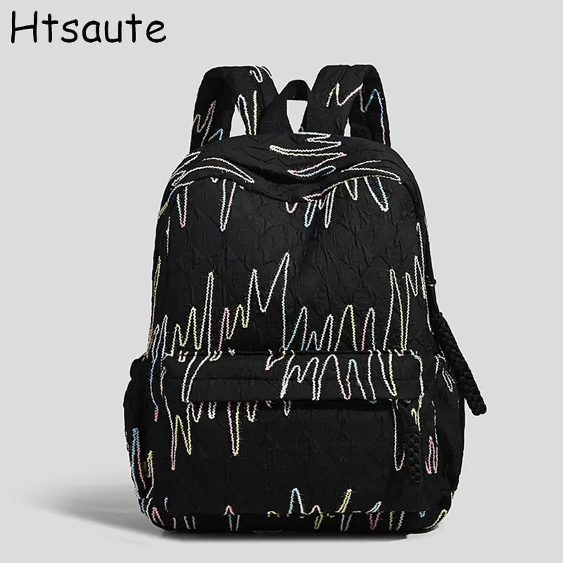 Fashionable and Casual Lightweight Backpack Large Capacity Multi Compartment Student Bag Travel Bag Suitable for Daily Use